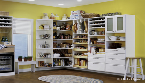 Pantry Organization Shelves Cabinets Drawers